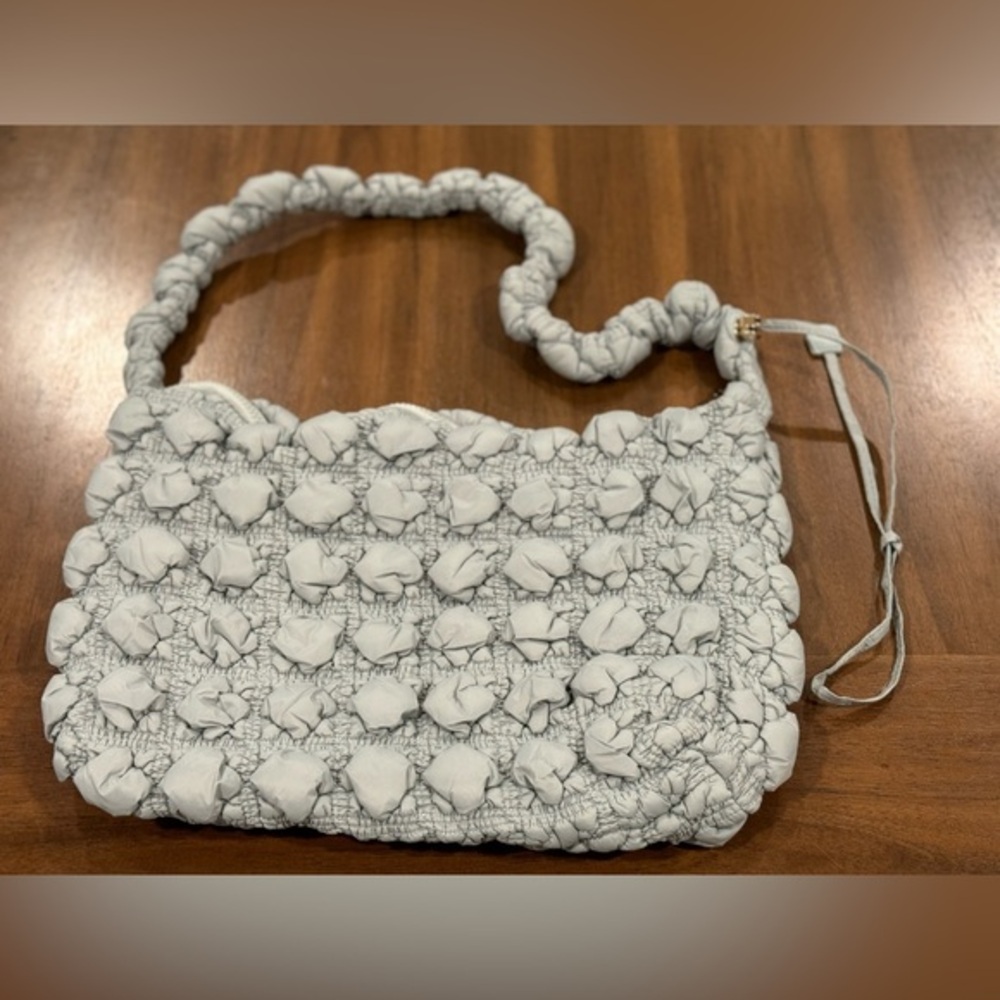Quilted Grey Handbag